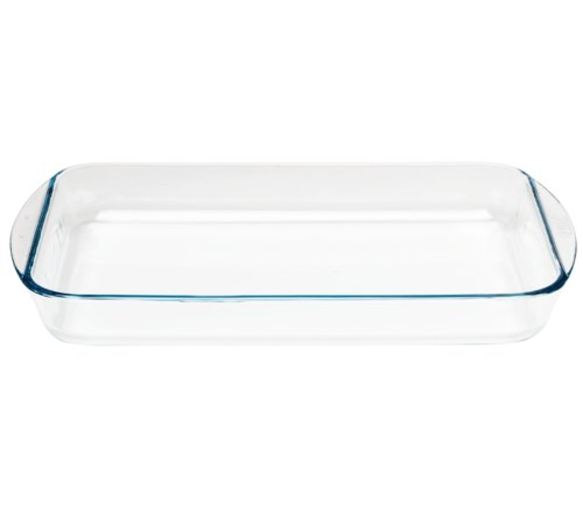 Glass Rectangle Pyrex Pyrex Glass Rectangular Roaster – Celebrity Homeware