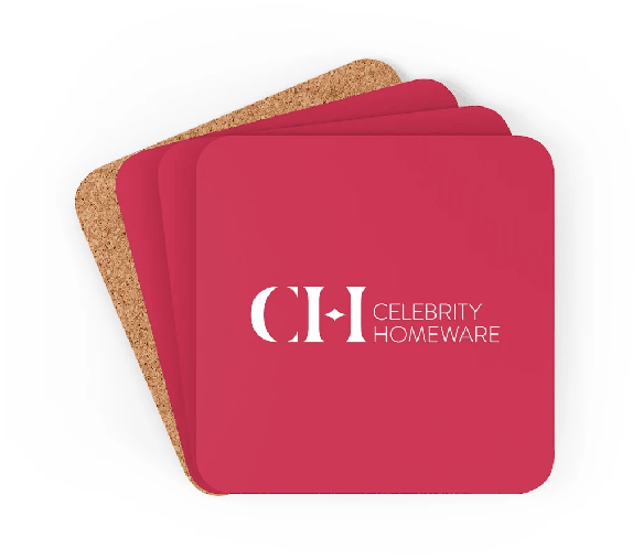 corkwood coasters - celebrity homeware